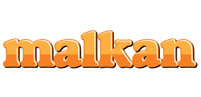 Malkan orange logo