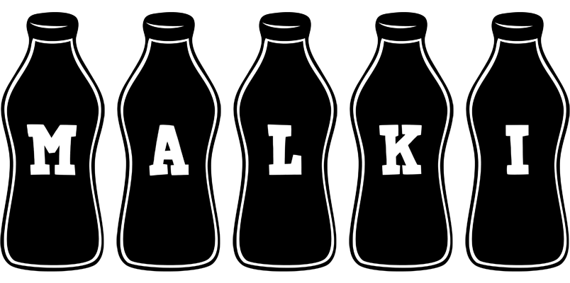 Malki bottle logo