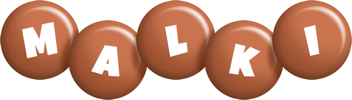 Malki candy-brown logo