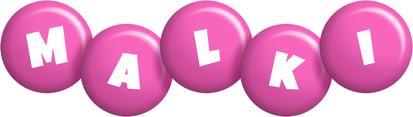Malki candy-pink logo