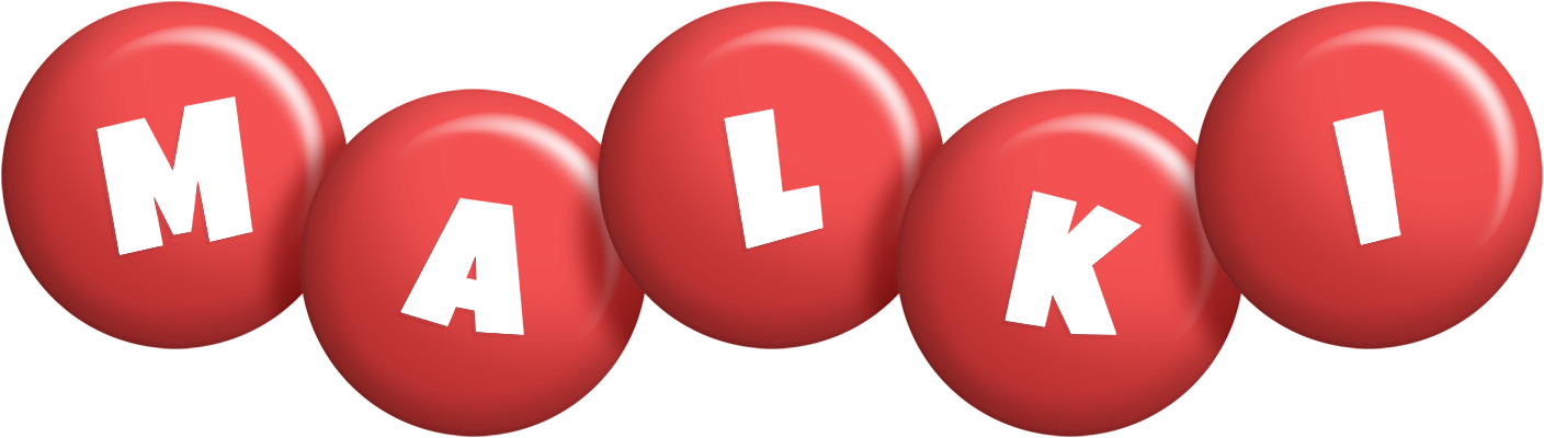 Malki candy-red logo