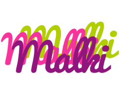 Malki flowers logo