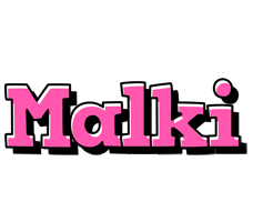 Malki girlish logo