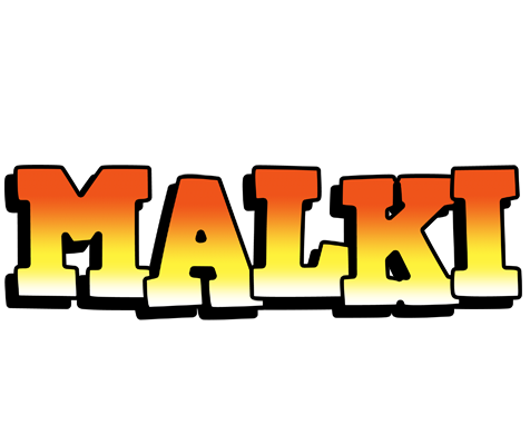 Malki sunset logo
