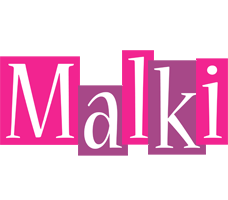 Malki whine logo