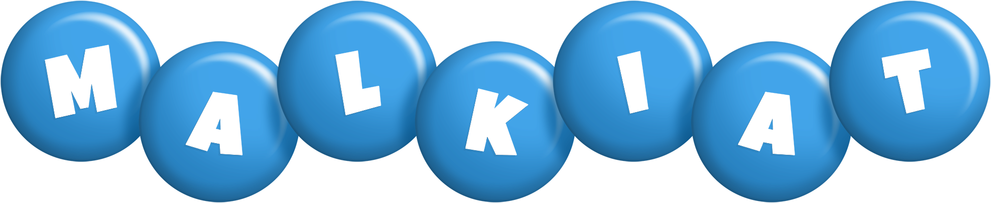 Malkiat candy-blue logo
