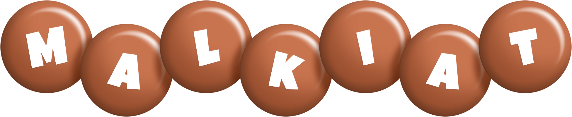 Malkiat candy-brown logo