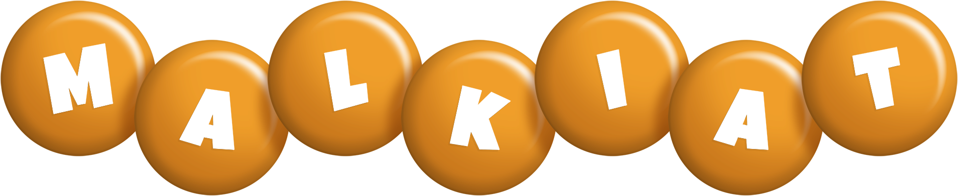 Malkiat candy-orange logo