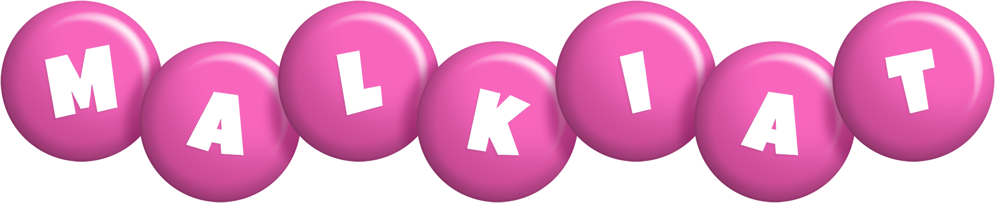Malkiat candy-pink logo