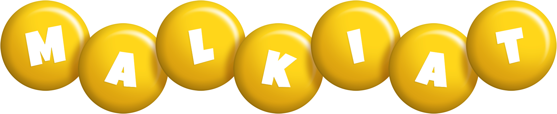 Malkiat candy-yellow logo
