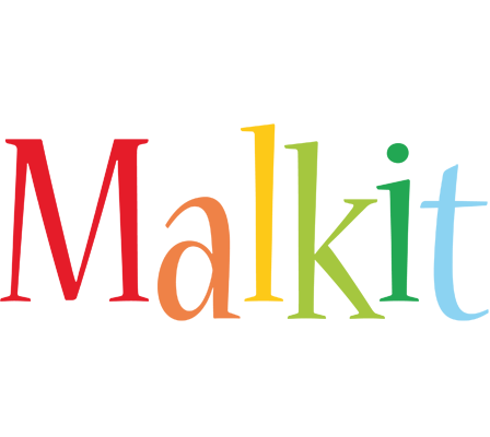 Malkit birthday logo