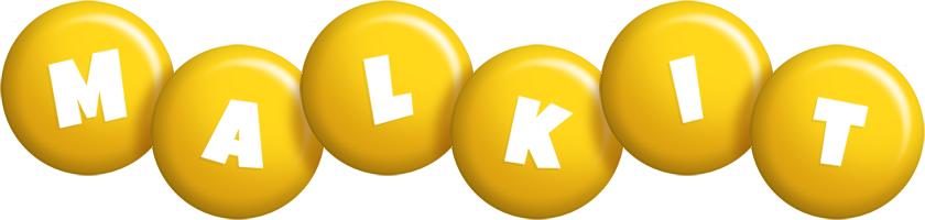 Malkit candy-yellow logo