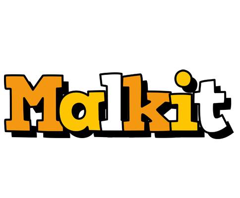 Malkit cartoon logo