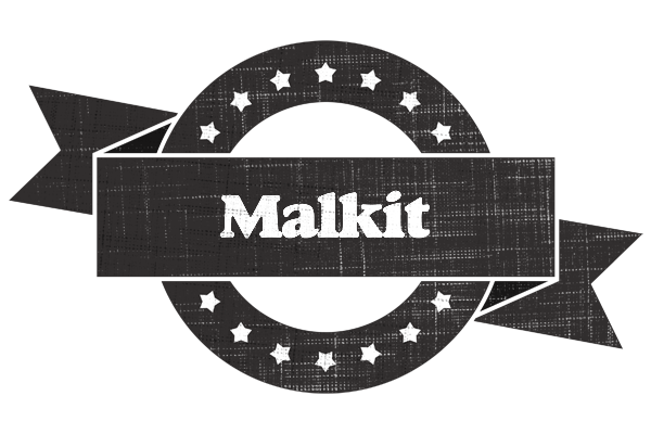 Malkit grunge logo