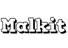 Malkit snowing logo