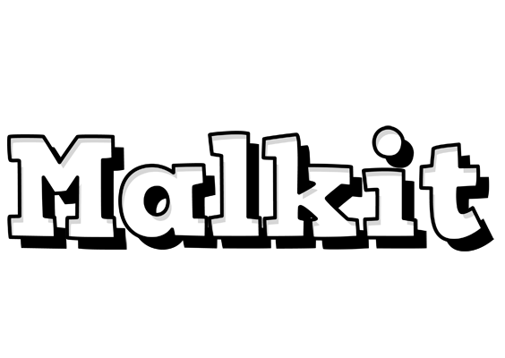 Malkit snowing logo