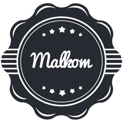 Malkom badge logo