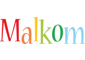 Malkom birthday logo