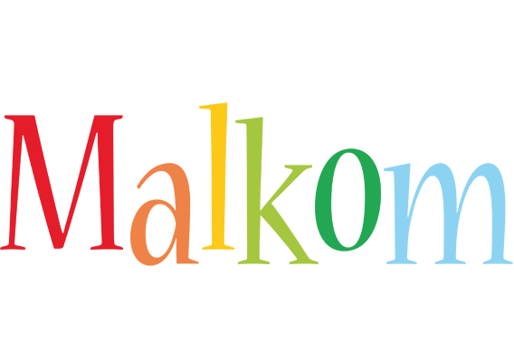Malkom birthday logo