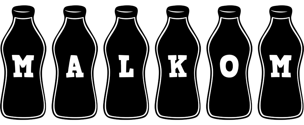 Malkom bottle logo