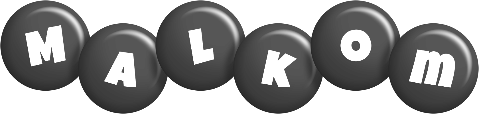 Malkom candy-black logo