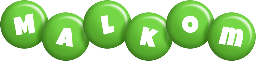 Malkom candy-green logo