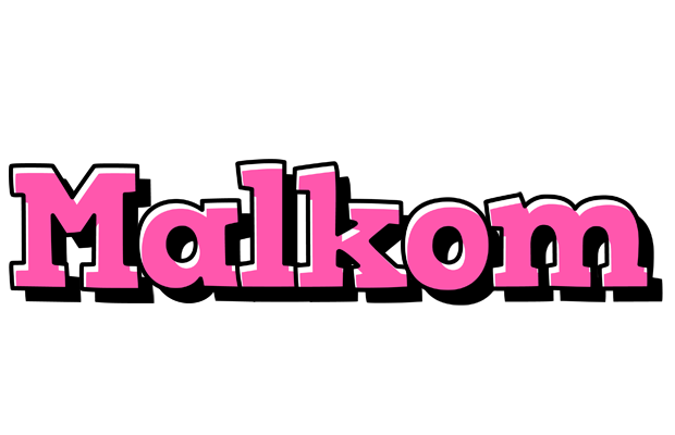 Malkom girlish logo