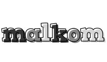 Malkom night logo