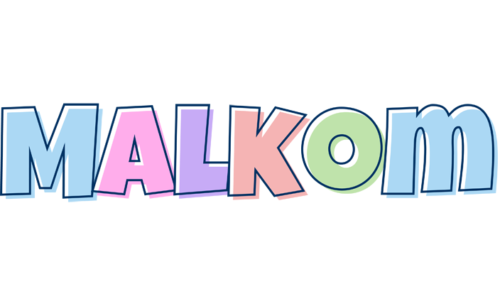 Malkom pastel logo