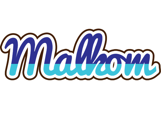 Malkom raining logo