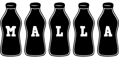 Malla bottle logo