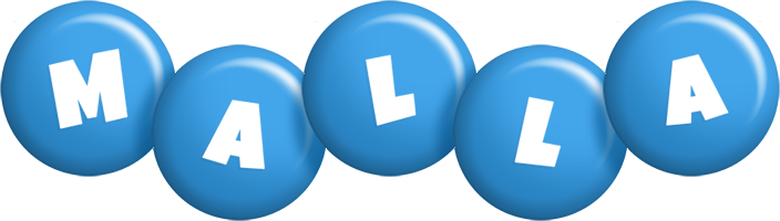 Malla candy-blue logo
