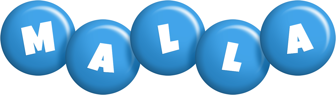 Malla candy-blue logo
