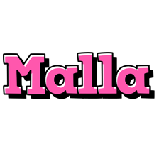 Malla girlish logo