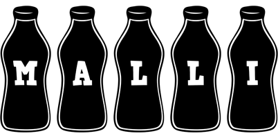 Malli bottle logo