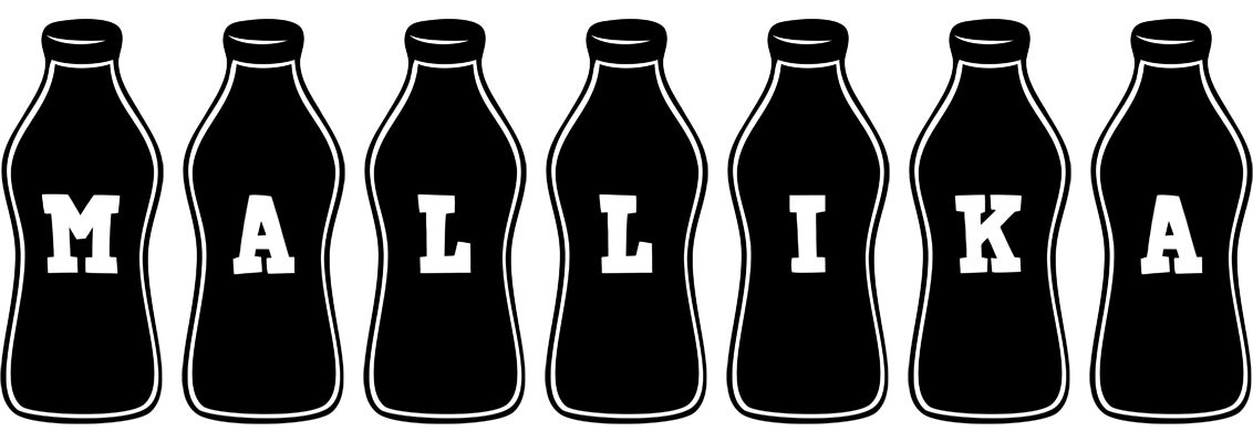 Mallika bottle logo