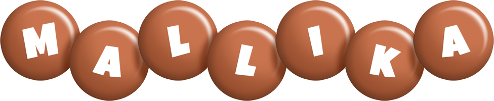 Mallika candy-brown logo