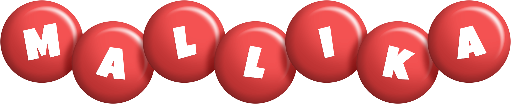 Mallika candy-red logo