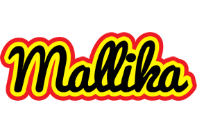 Mallika flaming logo