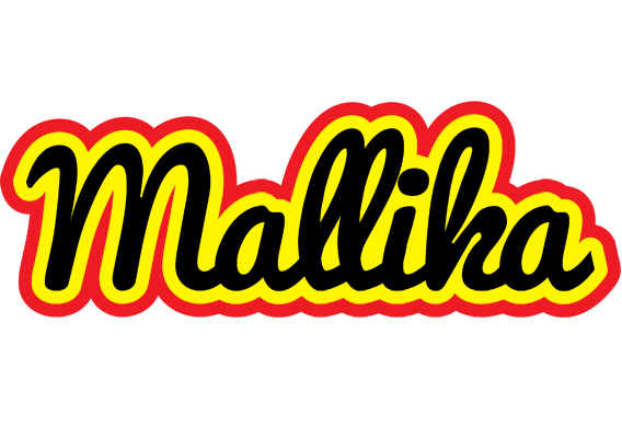 Mallika flaming logo
