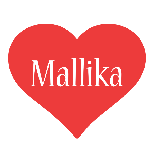 Mallika love logo