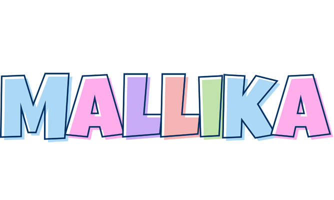 Mallika pastel logo