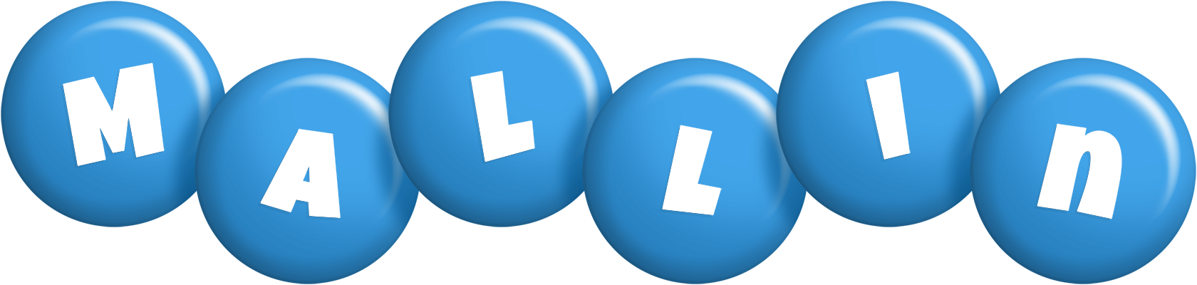Mallin candy-blue logo