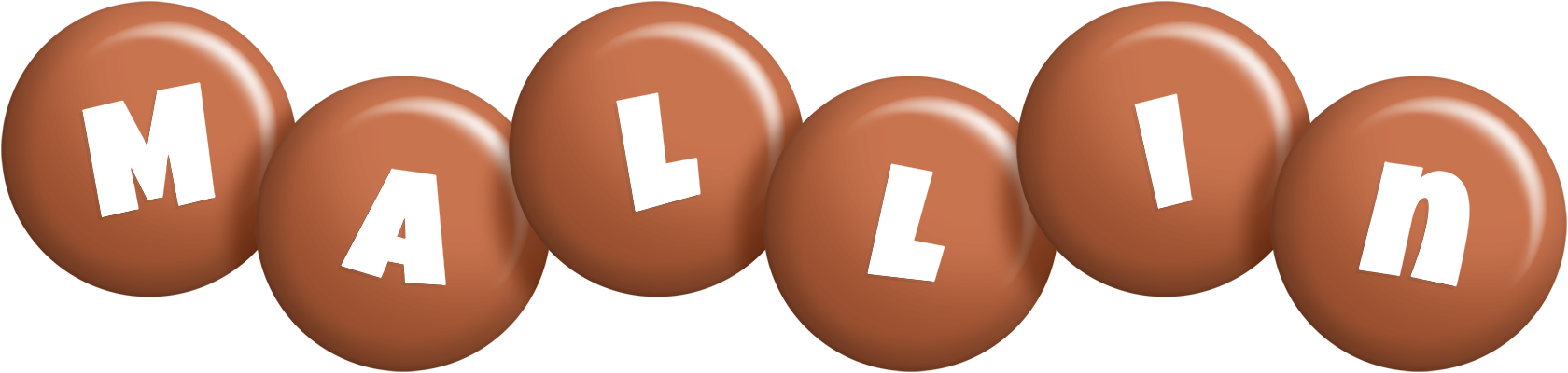 Mallin candy-brown logo