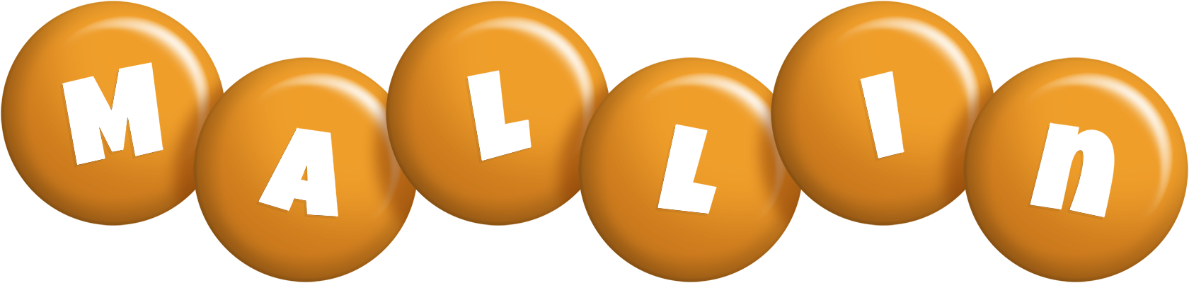 Mallin candy-orange logo