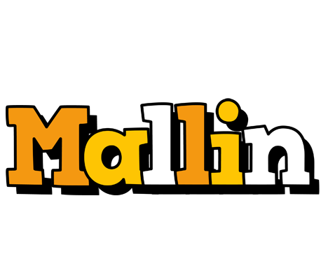 Mallin cartoon logo