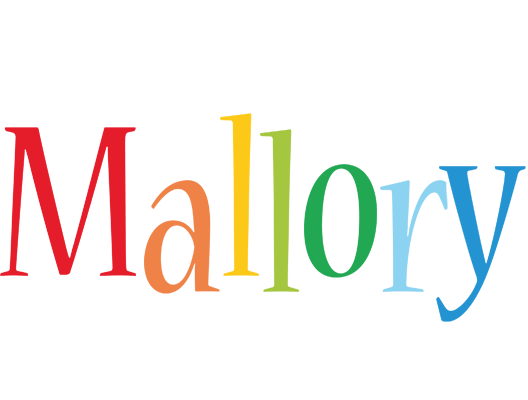 Mallory birthday logo