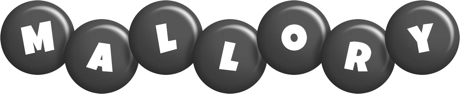 Mallory candy-black logo