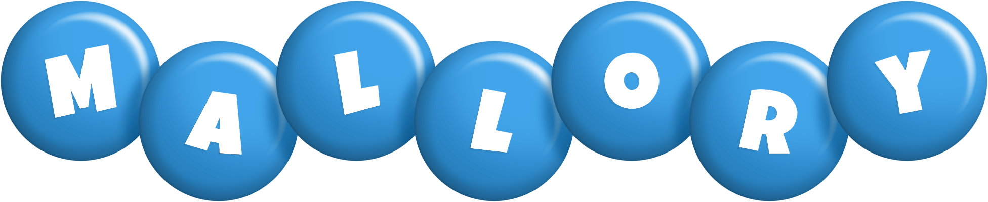 Mallory candy-blue logo