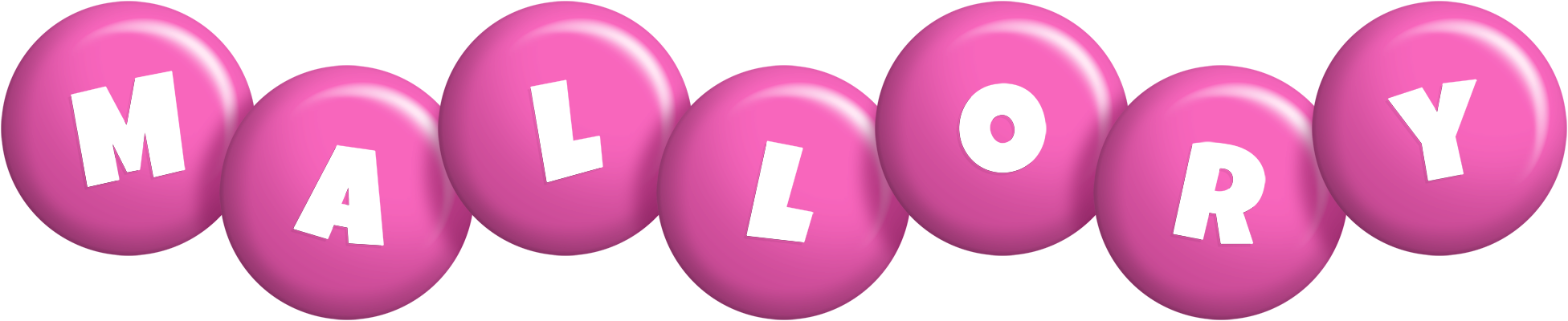 Mallory candy-pink logo